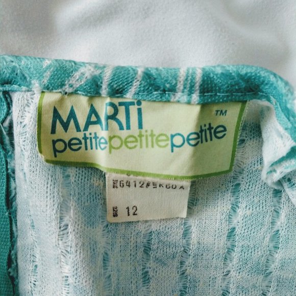 Vintage Marti Petite Sheath Dress - Size 12P - Picture 9 of 9